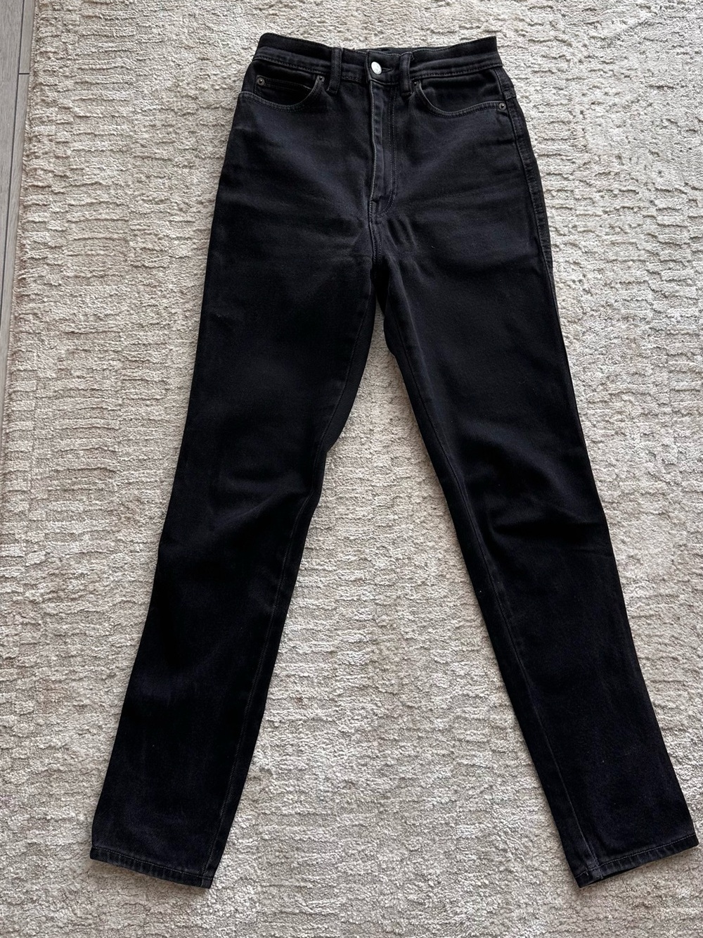 Acne Studios 1994 Black High Rise Skinny Jeans 28/32